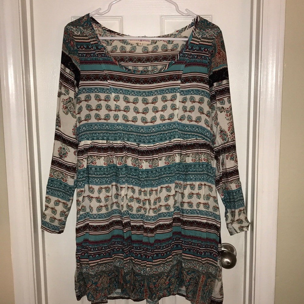Printed colorful dress